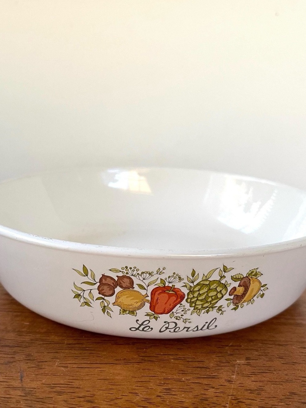 Corningware White Ceramic P-83-B Spice of Life/Le Persil